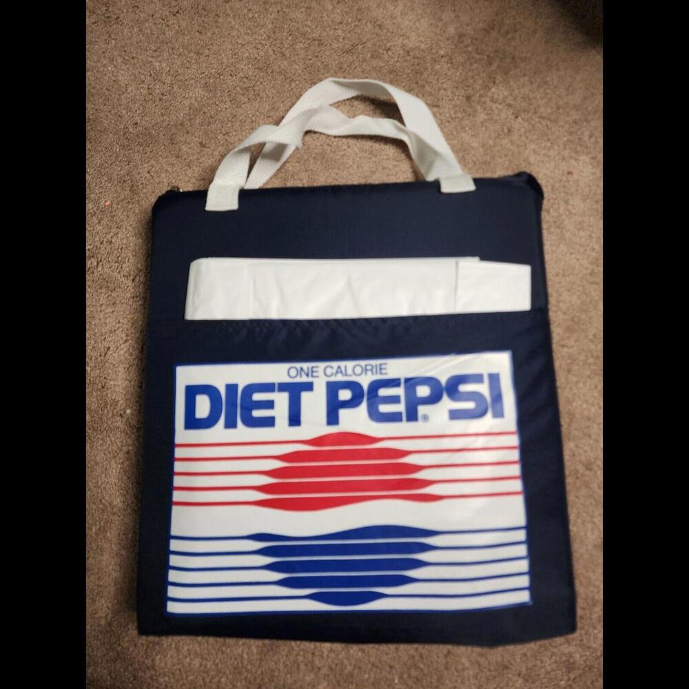 Vintage Pepsi Picnic Site, Table Cloth And Bag
